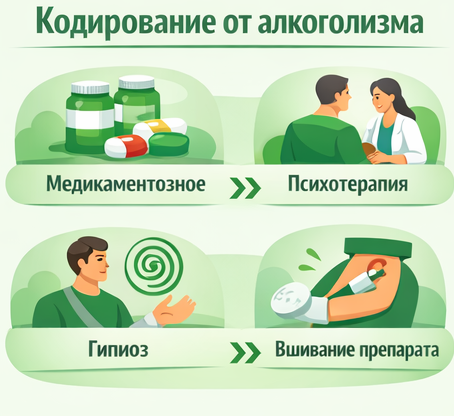 кодирование от алкоголизма в Чайковском Санати